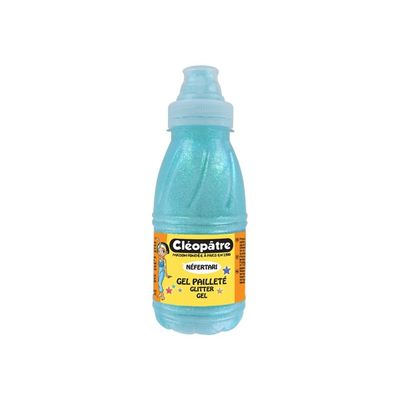 Cléopâtre NÉFERTARI - Peinture gel à paillettes - bleu glacé - 250 ml