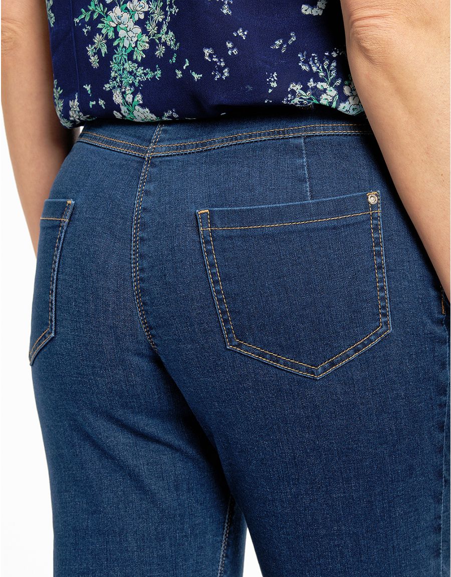 Pantacourt jean stretch