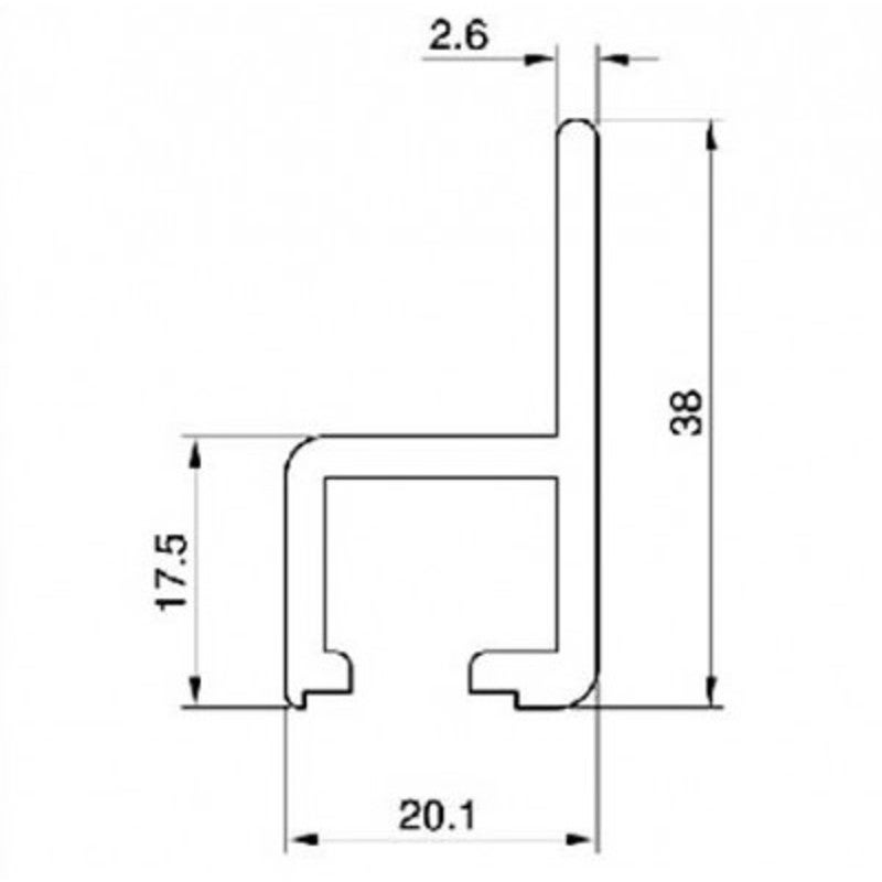 Penn Elcom RG-6108 sliding profiel