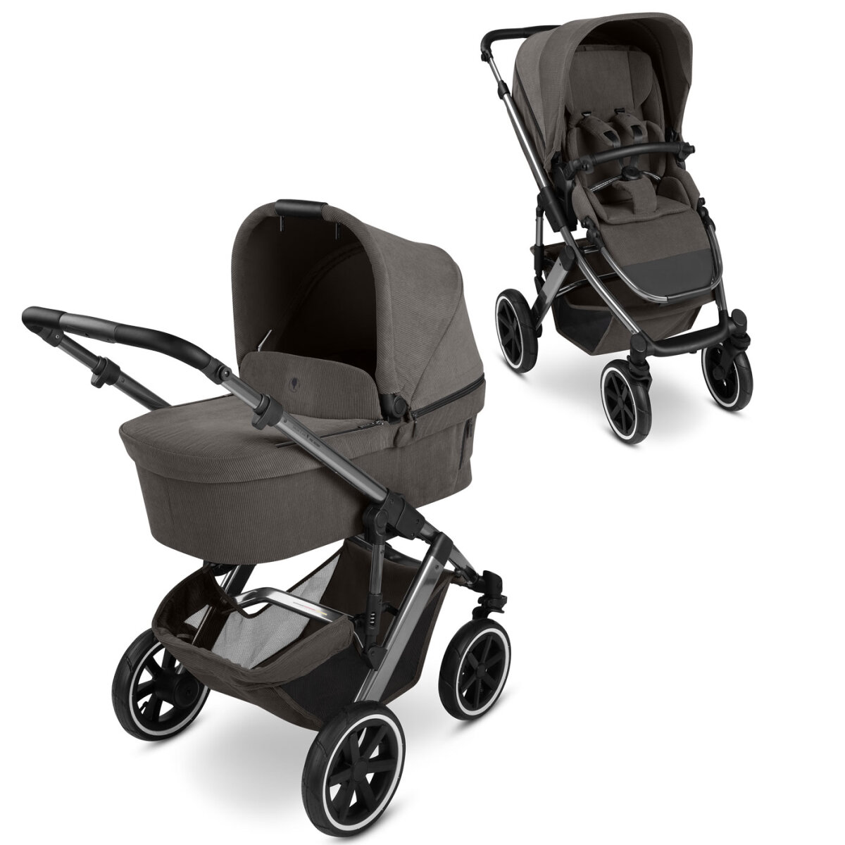 ABC Design GmbH ABC Design Kombi-Kinderwagen Salsa 5 Air Set inkl. Adapter für Babyschale + Gratis Lionello Autositz Astrid i-Size mit Base Set
