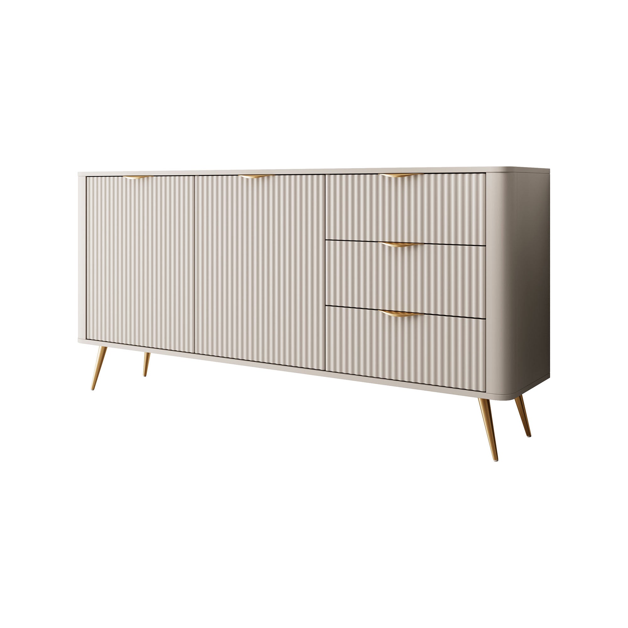Lima - Dressoir - Beige - 163x38x81 cm