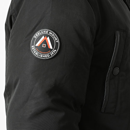 Parka Capuche Fourrure Sharkson Noir