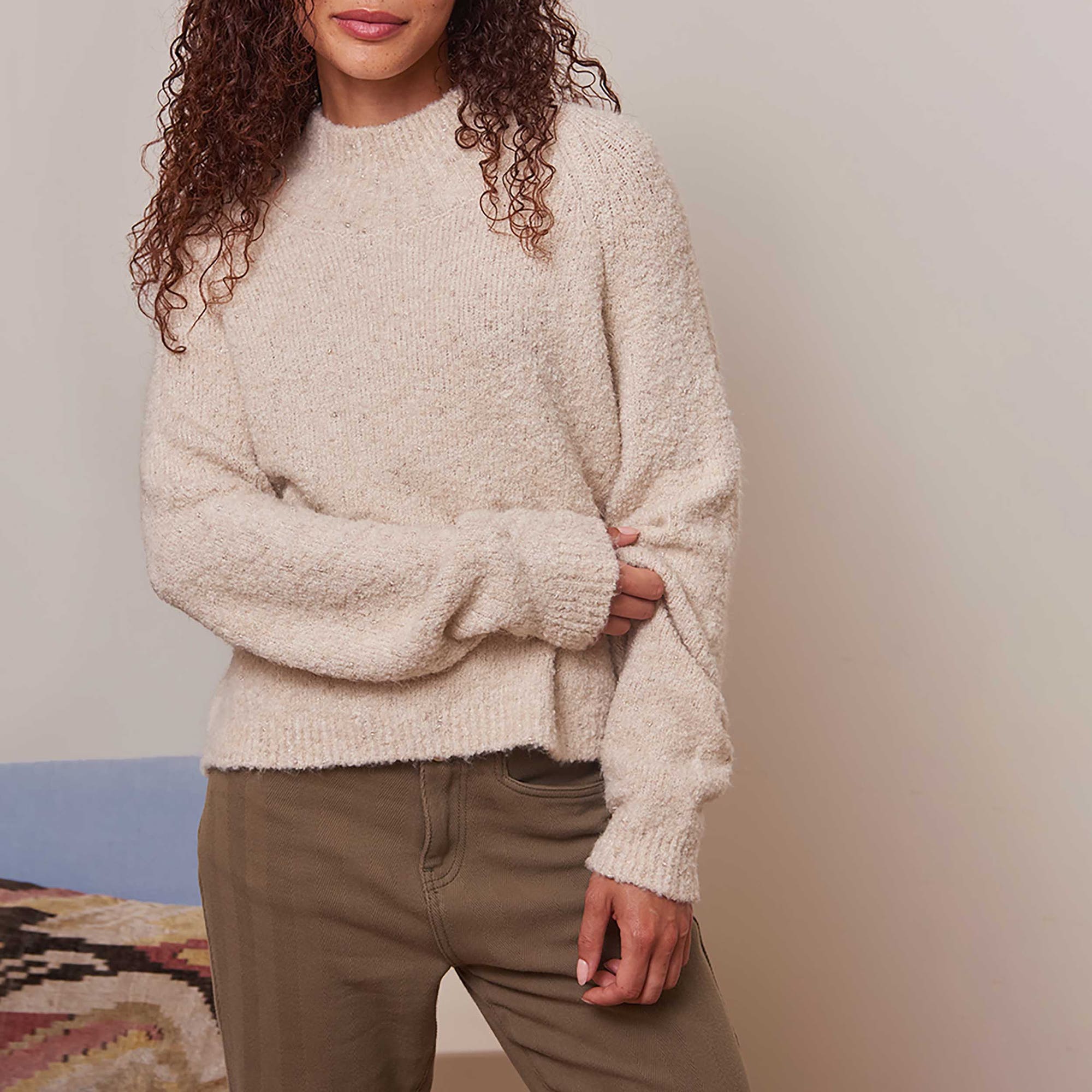 Pull Femme beige