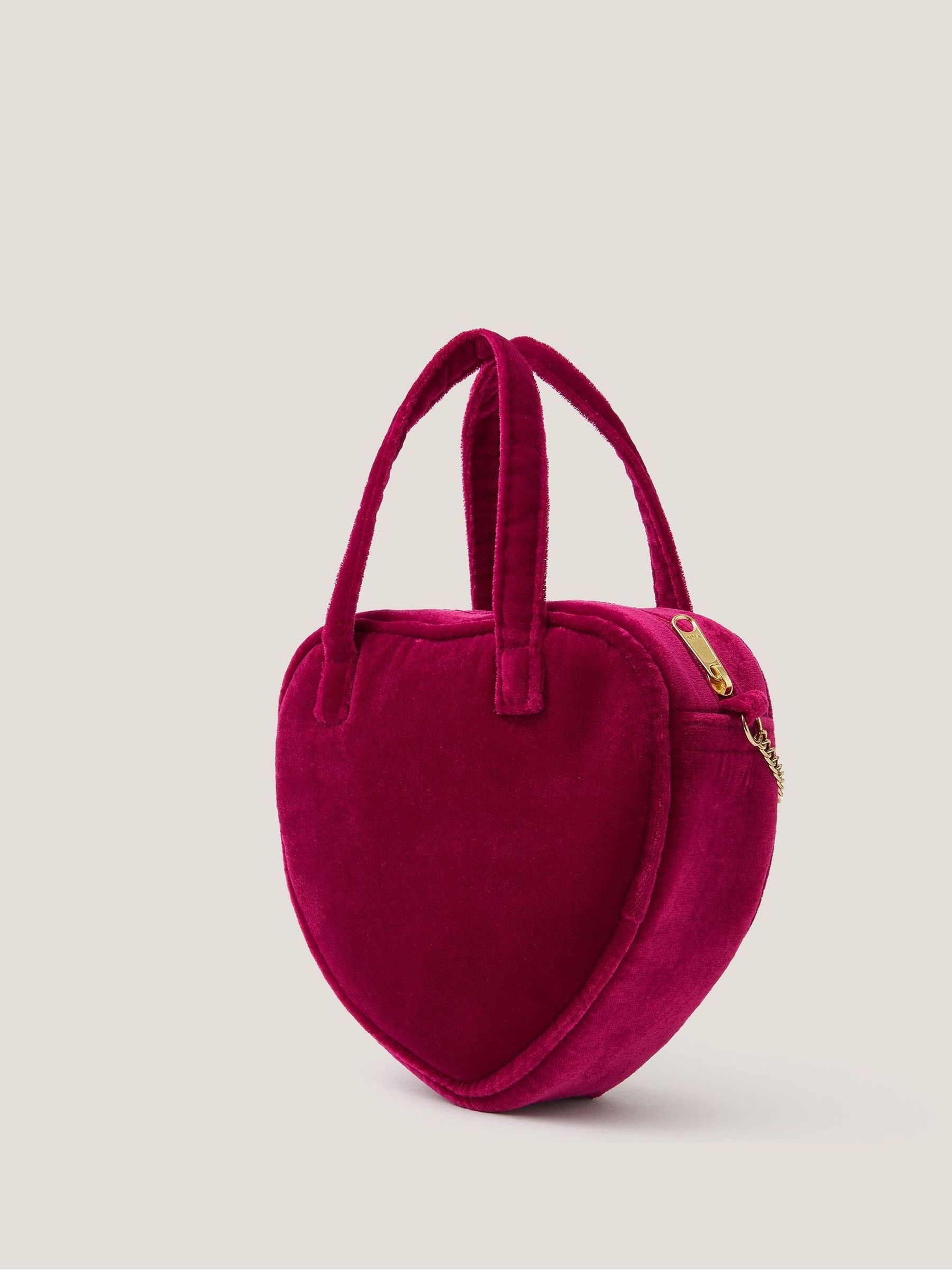 Monsoon Embroidered Initial Heart Bag