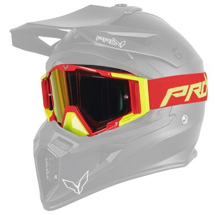 Masque cross Prov GRAVITY RED / YELLOW 2020 - Rouge / Jaune