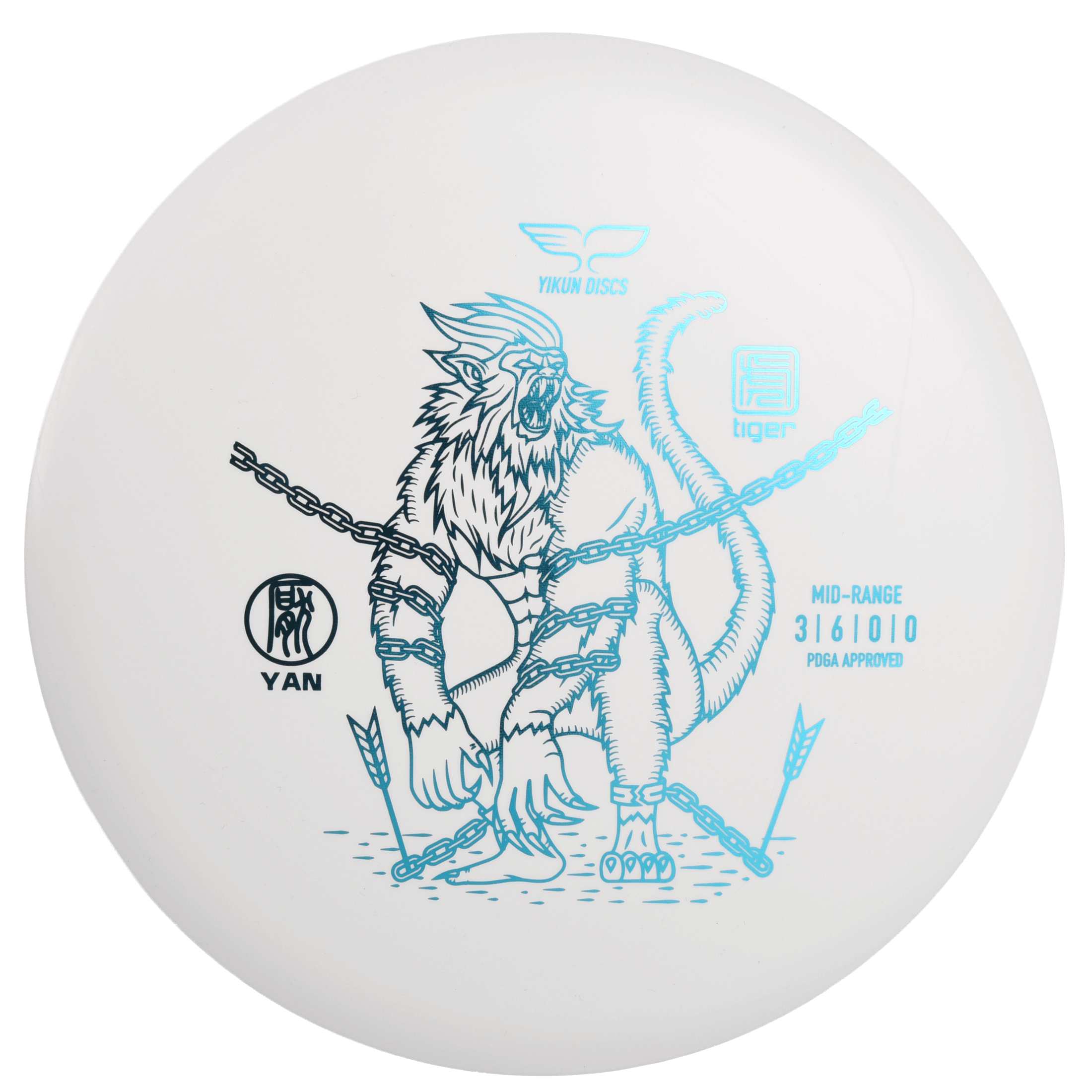 Yikun Yikun Disc Golf Mid-Range YAN - Phoenix Line - Fritidsleker