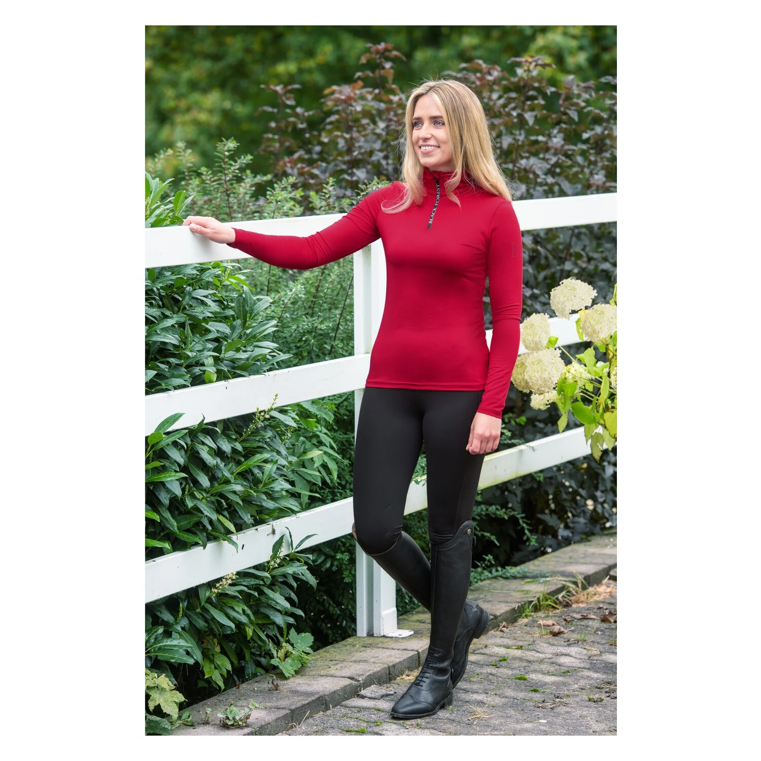 black forest Funktionsshirt - wine red