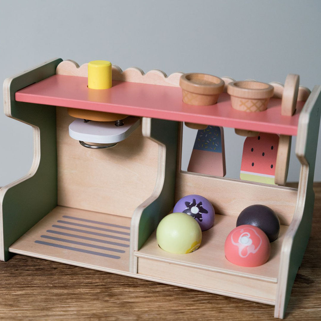Dantoy playful wood ijskraam - 12-delig