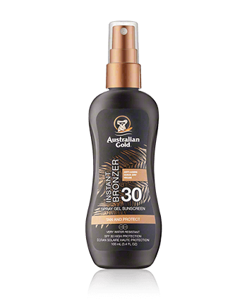Australian Gold Instant Bronzer Spray Gel Sunscreen SPF 30 100ml