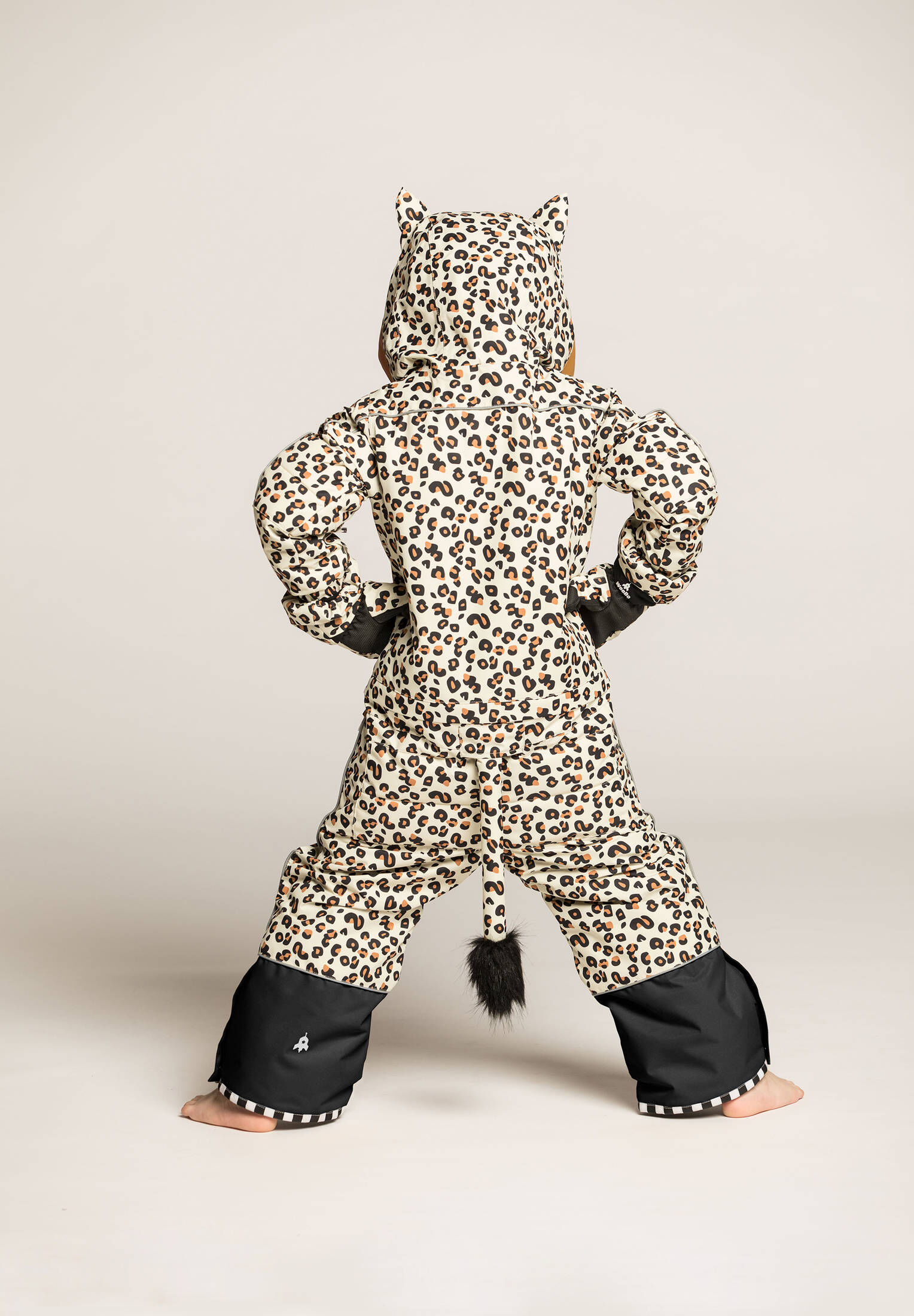 WeeDo| Kinder Schneeanzug CHEETADO Leopard Black