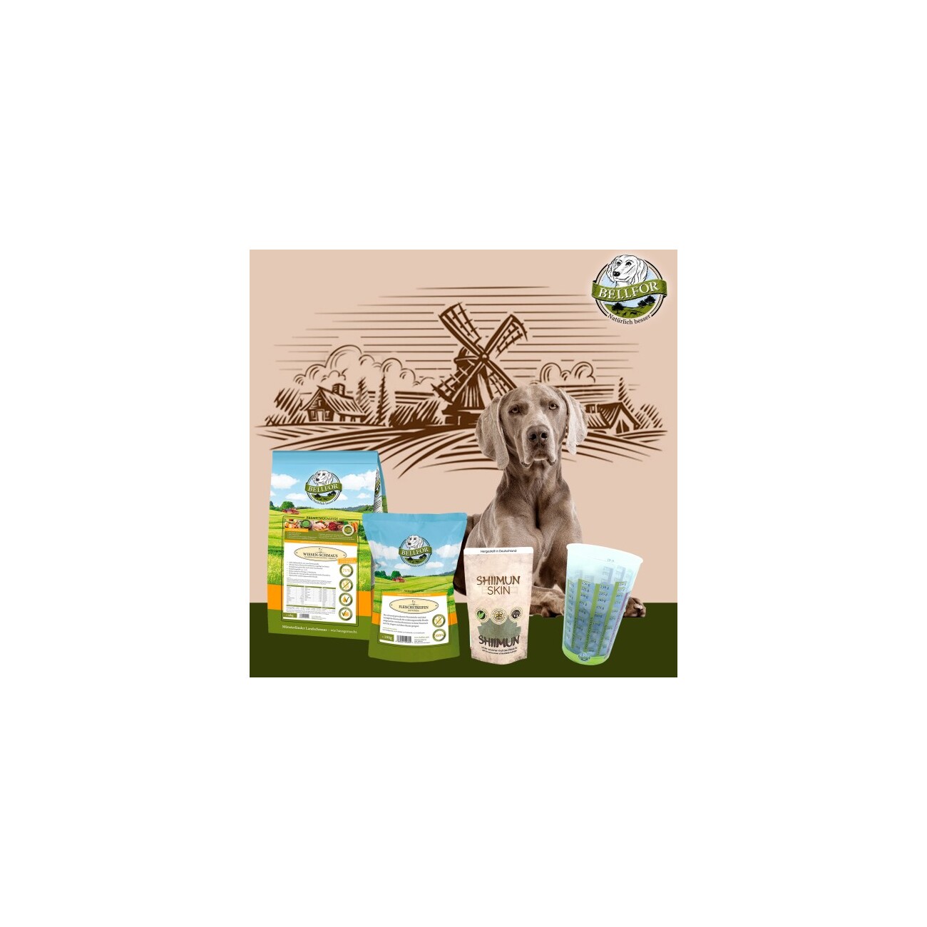 Bellfor Weimaraner Futter Set