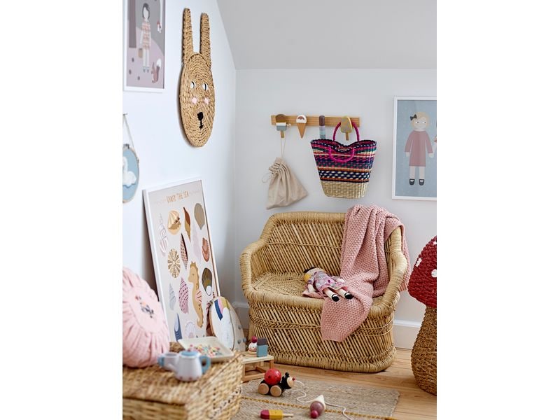 Bloomingville Garderobe Zyon Braun, FSC100%, Beech Garderobe mit Haken