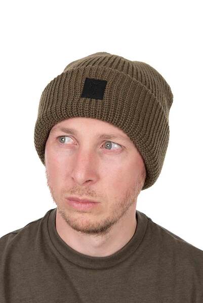 Bonnet Fox Olive Merino Blend Beanie