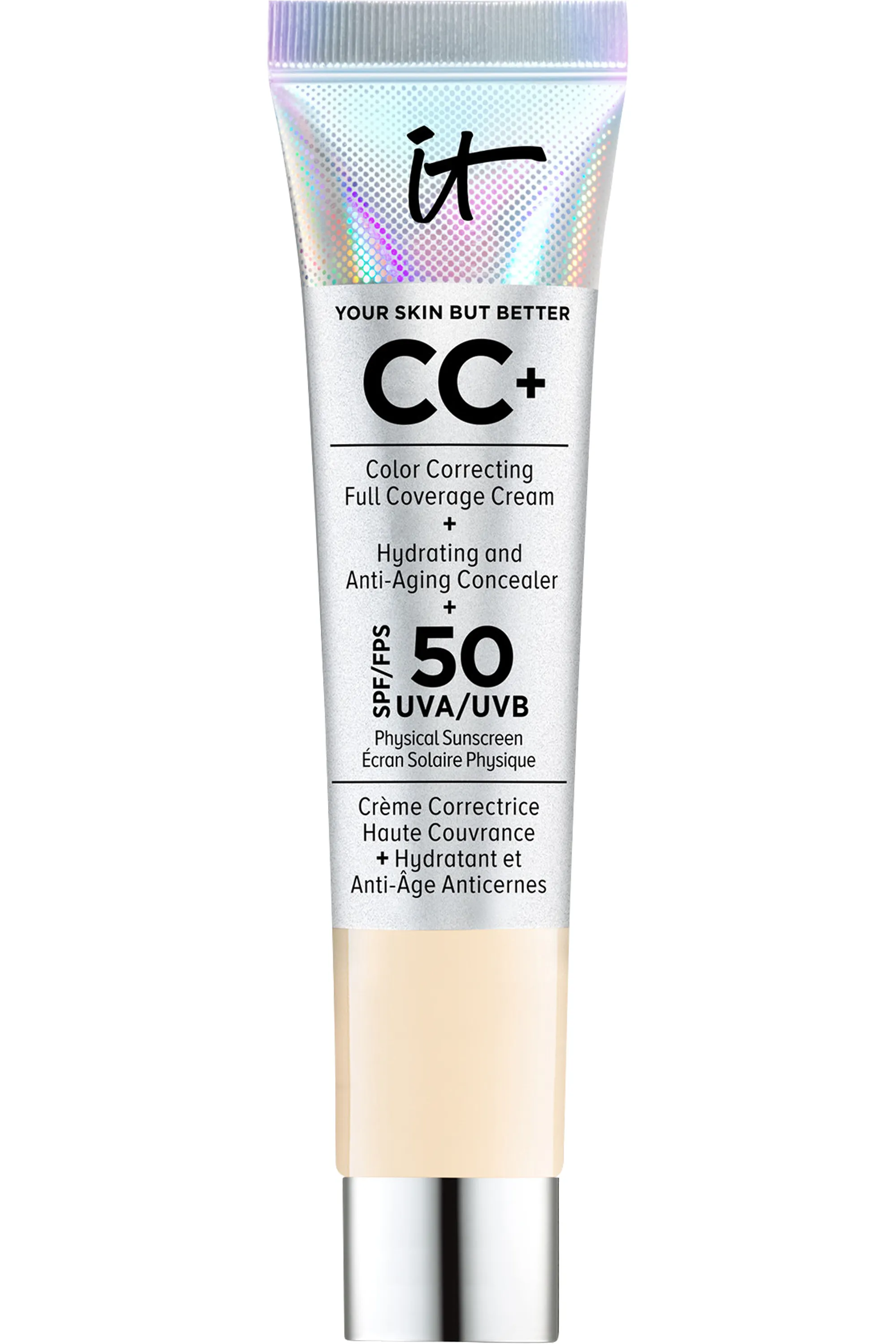 it Cosmetics CC Crème correctrice & anti-âge SPF50 Your Skin But Better™ 12mL-12 ml