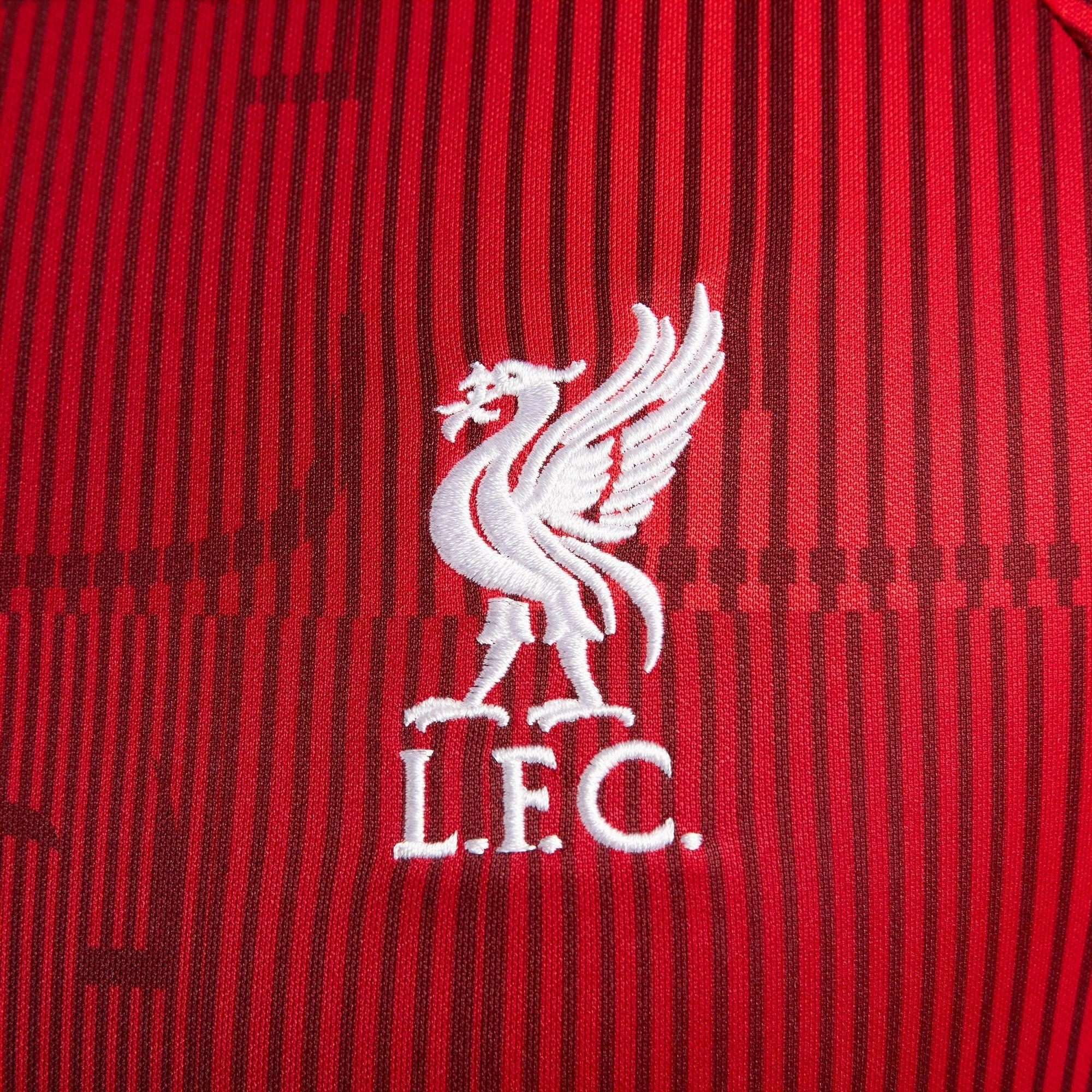Nike Liverpool Home Pre Match 2023 2024 Top Adults