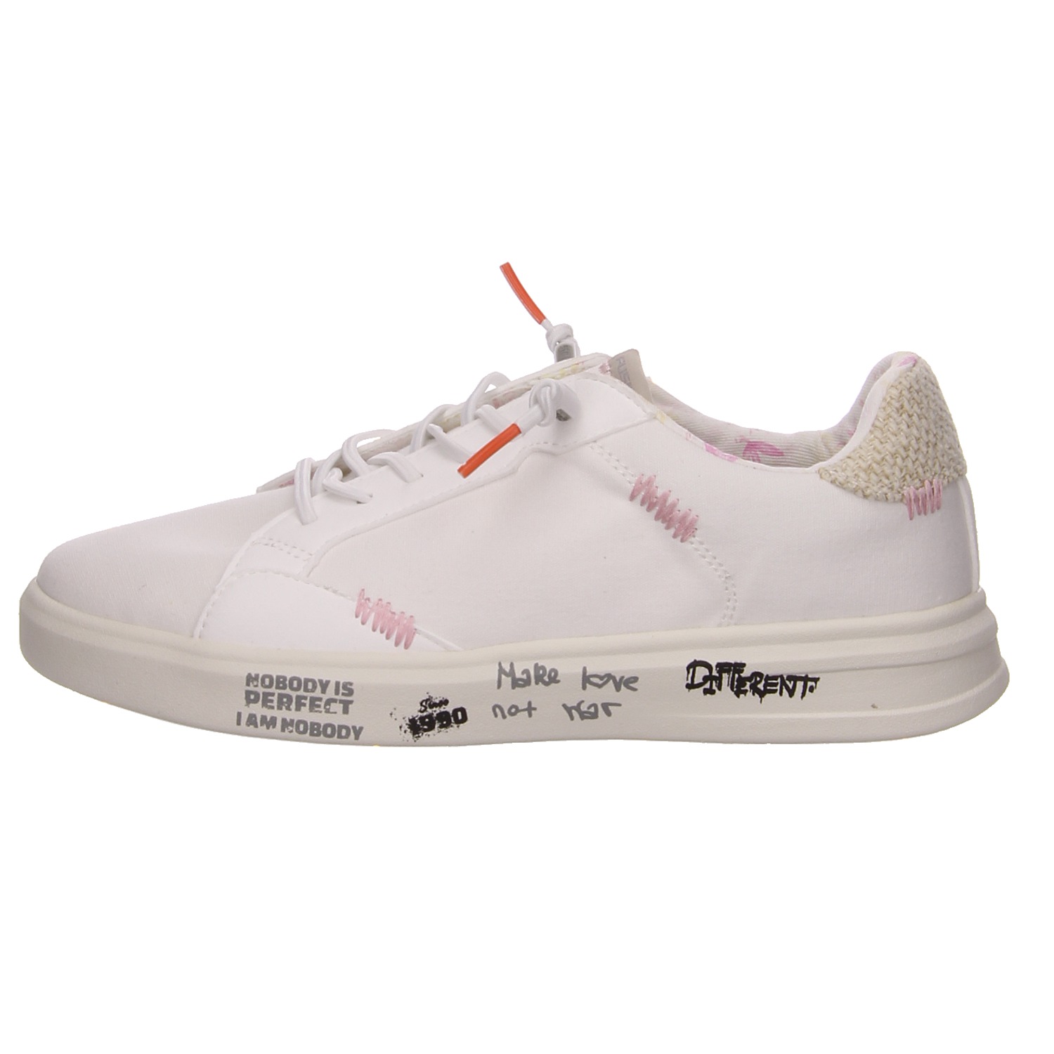Fusion Damenhalbschuh weiß weiss/weiss kombi