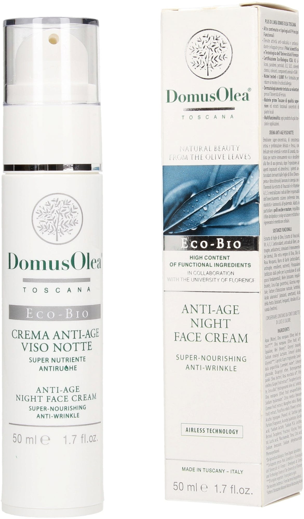Domus Olea Toscana  Anti Aging Nachtcreme, 50ml