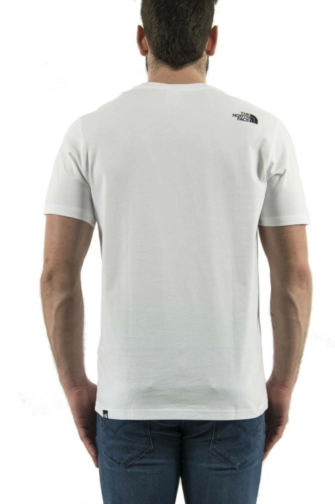 Tee shirt the north face ceq5 fine la9 tnf white/tnf black