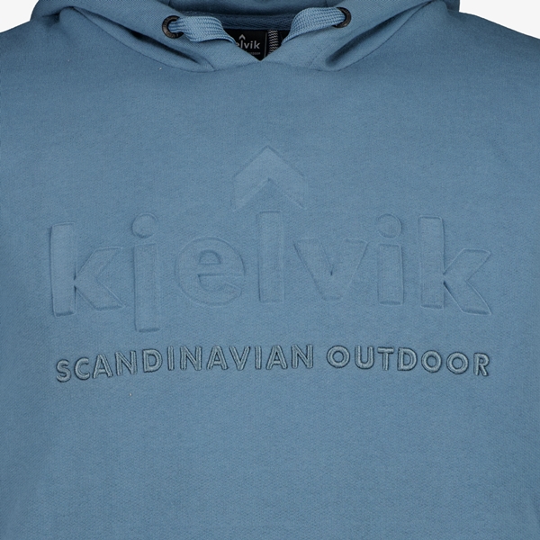Kjelvik heren hoodie blauw