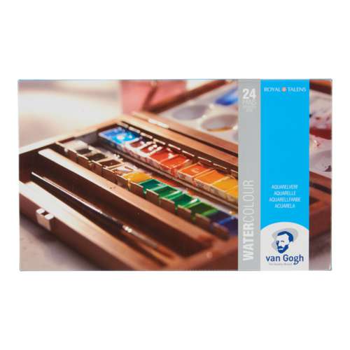 Talens Van Gogh Aquarellfarbe im Holzkasten