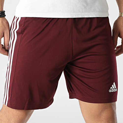 Short Jogging A Bandes GN8083 Bordeaux