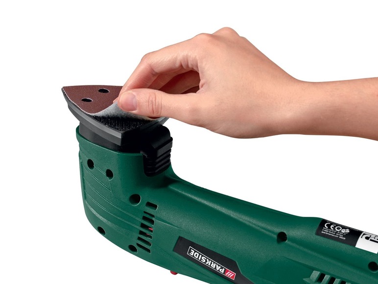 Schuurpapierset voor driehoekschuurmachines