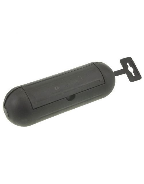 Exin Verlengsnoerverbinder - Stekkersafe - Elektra - 210x70 mm Zwart 1 stuk