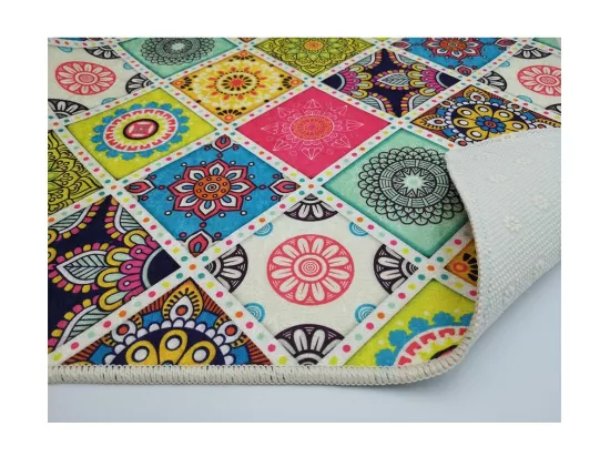 Tapis de cuisine 50x180 cm Polyester Multi Fro