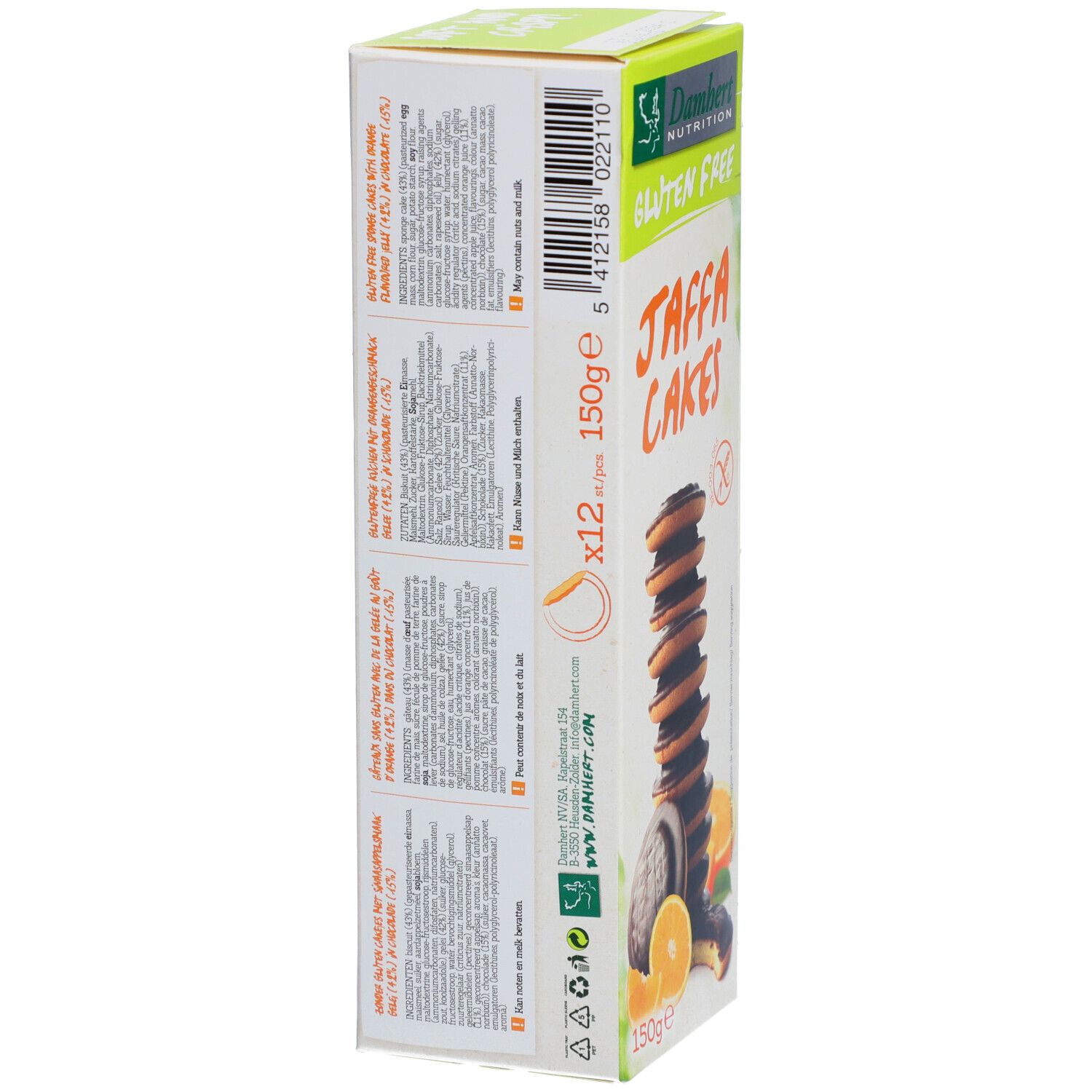 Damhert Jaffa Cakes glutenfrei
