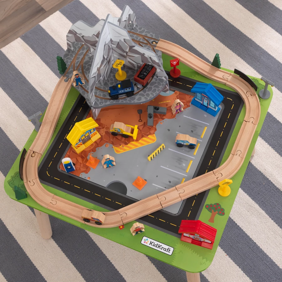 Kidkraft® Eisenbahnset und Spieltisch Felsiger Berg
