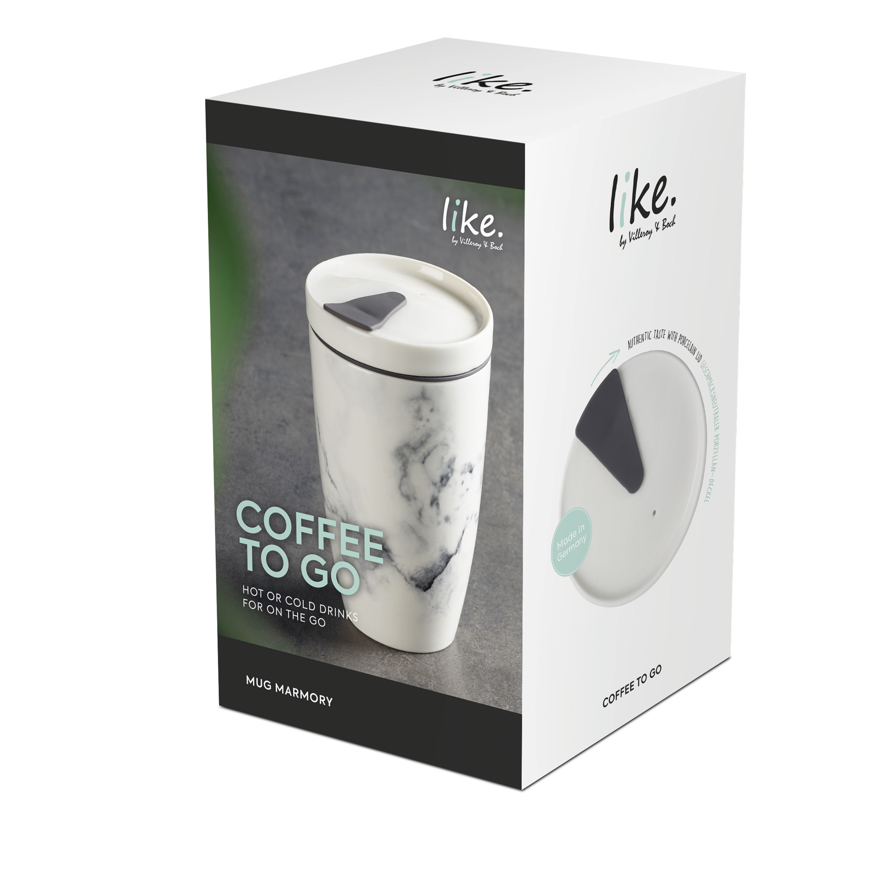 To Go Travel coffee mug Grey, 11.9 oz