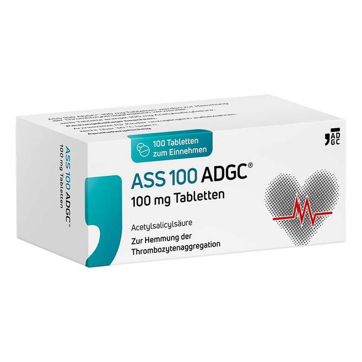 ASS 100 ADGC 100 mg Tabletten, 100 St