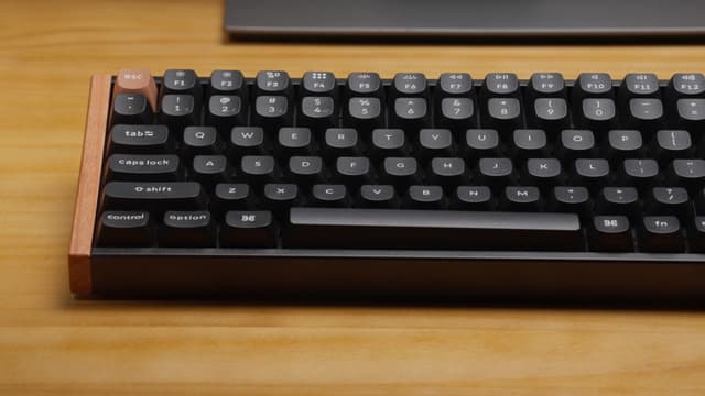 Keychron K2 HE SE Wood Black trådløst gamingtastatur