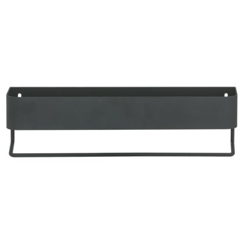 Sealskin Plank- en handdoekhouder Brix Zwart