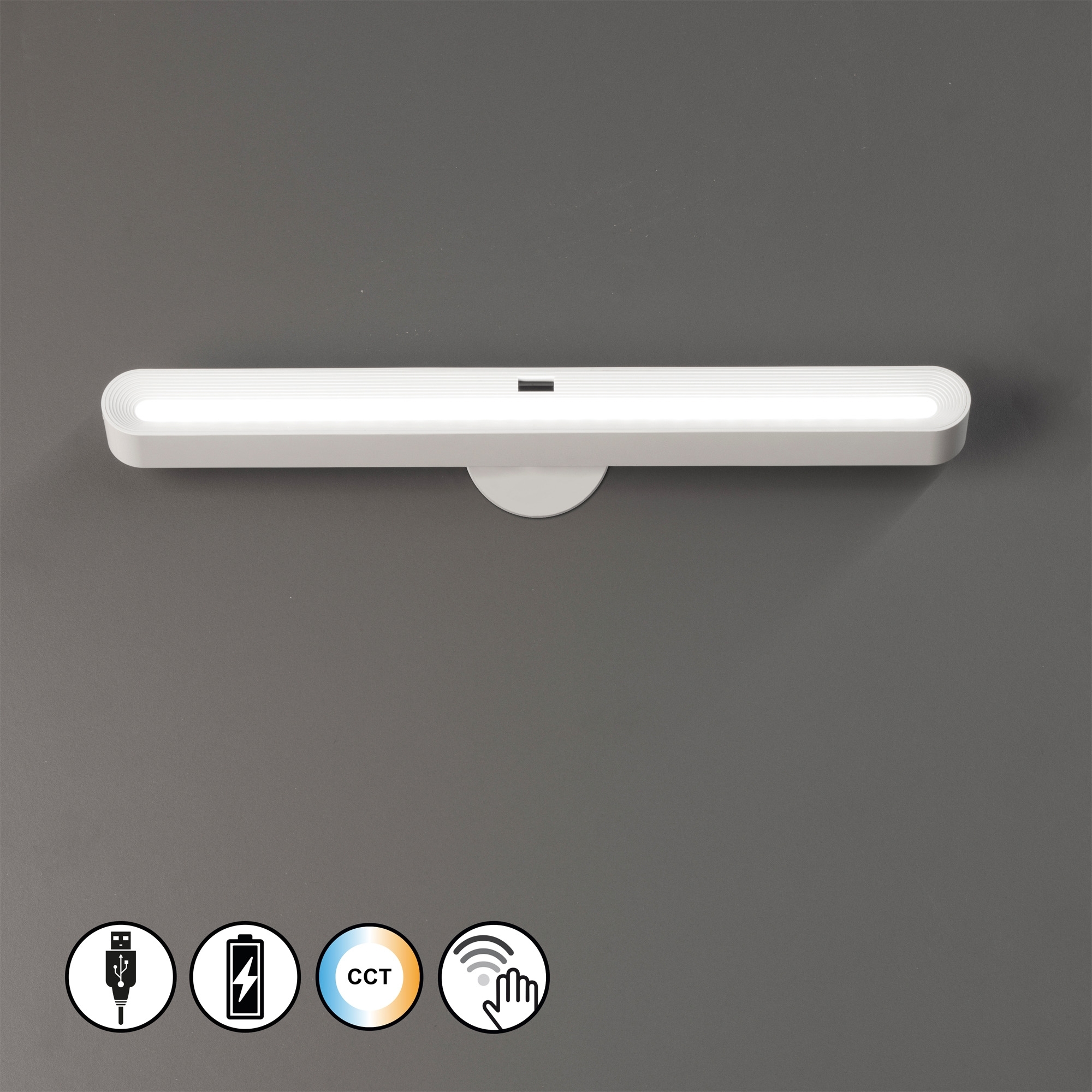 Easy Unterbauleuchte Magnetic mit Akku / Gestensteuerung weiß