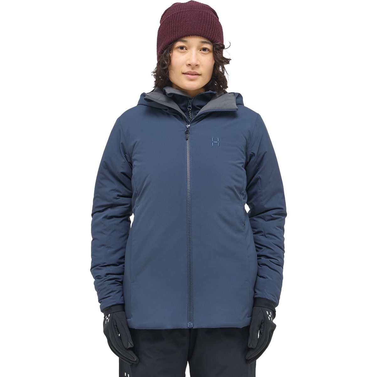 Haglöfs Mimic Alert Hood Isolationsjacke Damen tarn blue