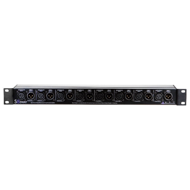 ART S8-3WAY microfoon splitter