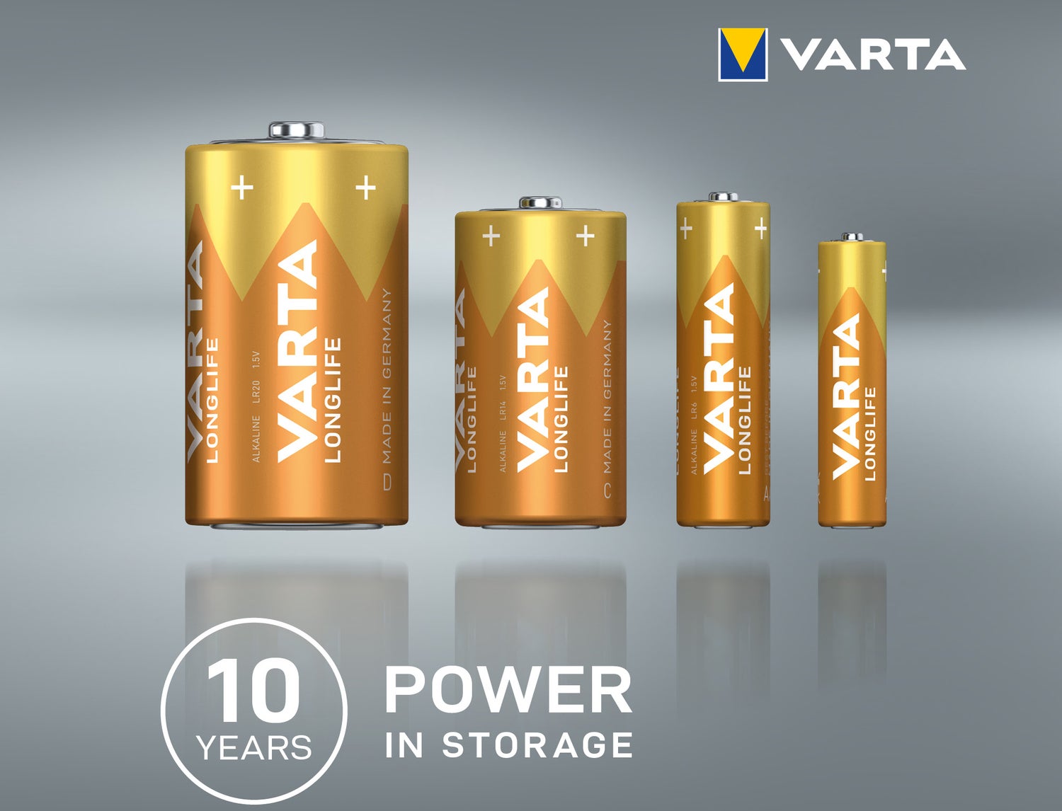 Varta AA batterij LongLife 4 stuks