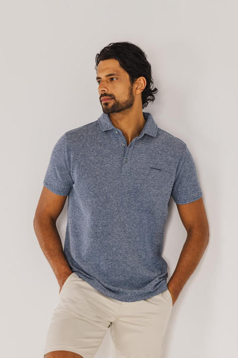 State of Art blauwe heren polo