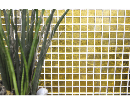 Glasmozaïek CM 4GO10 goud 30x30 cm