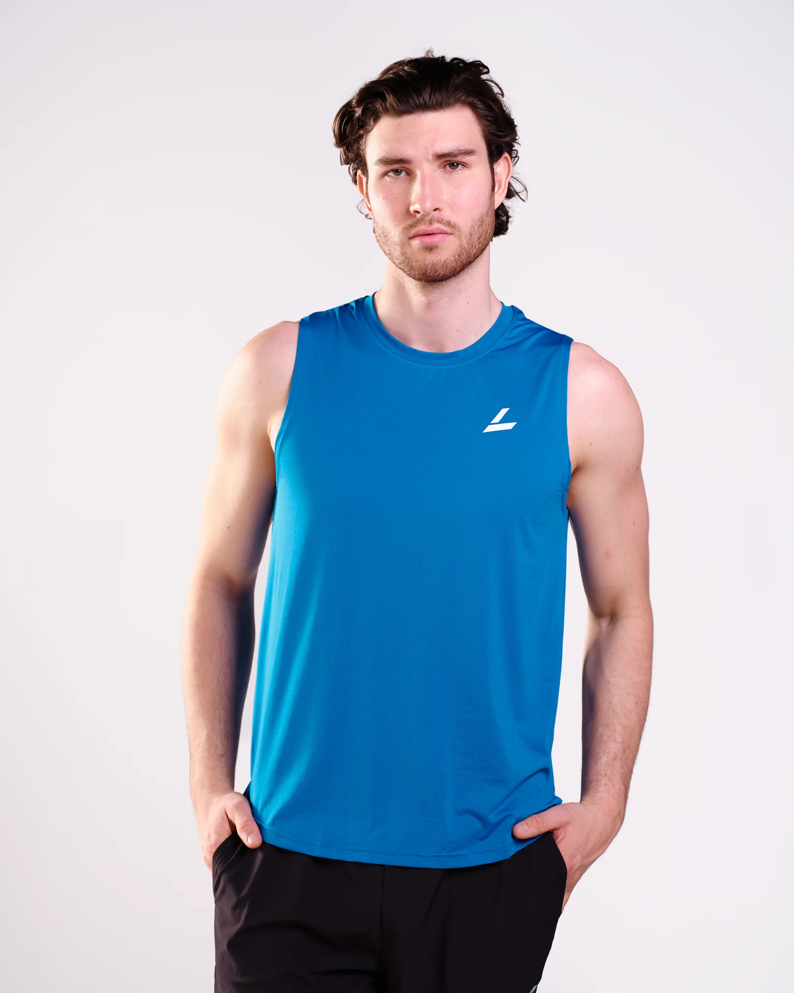 LEVITY Legend Mesh Tank M Vibrant Blue