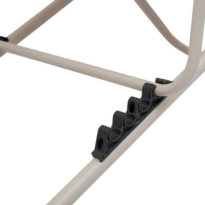 Chilienne de jardin empilable pliable MIRAEL Lin / Argile