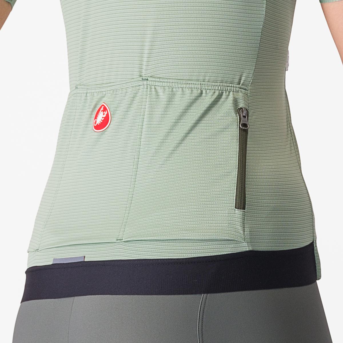 Castelli Espresso W Jersey til Kvinder i Defender Green/Deep Green