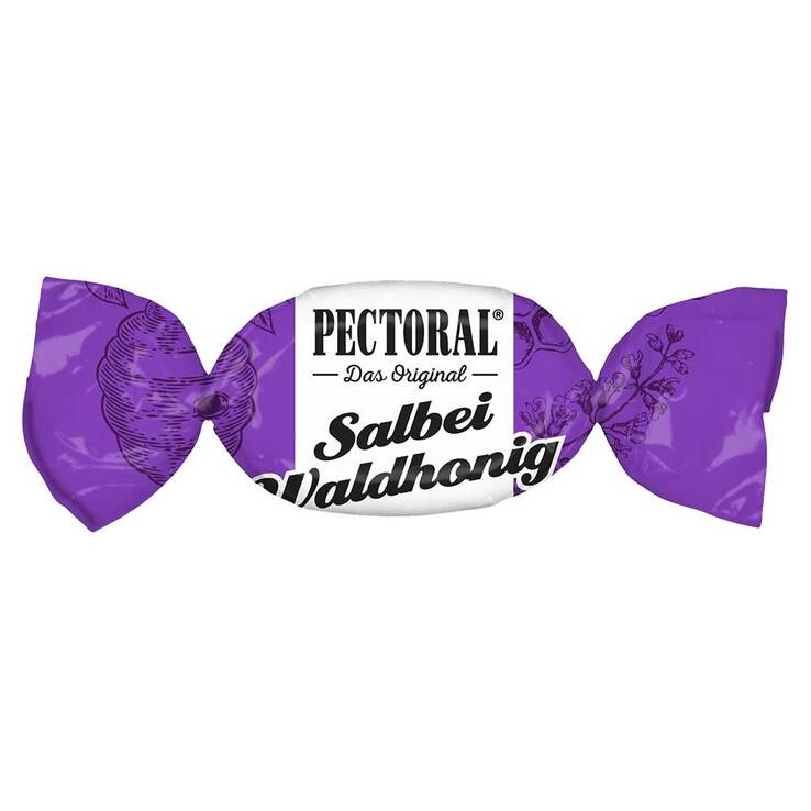 Pectoral Salbei Waldhonig Bonbons Beutel , 72 g