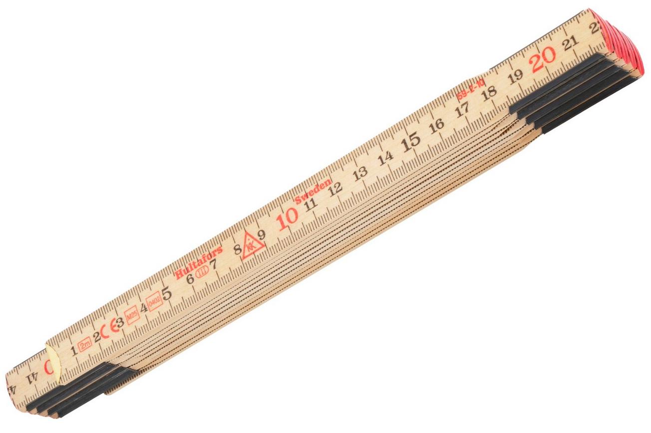 Hultafors Folding Rule 59, 100004 metrisch, duimstok 2 m