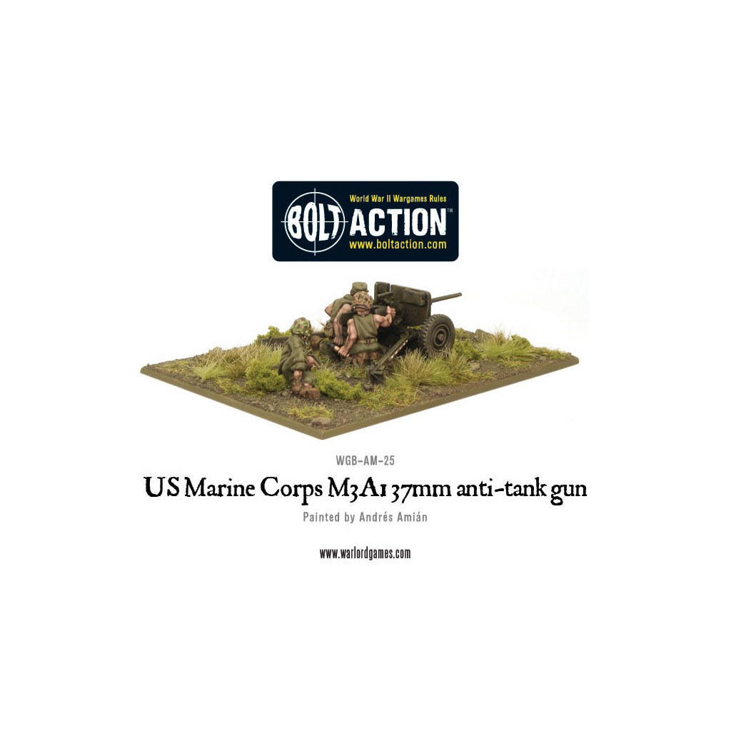Bolt Action - US -USMC M3A1 37mm anti-tank gun