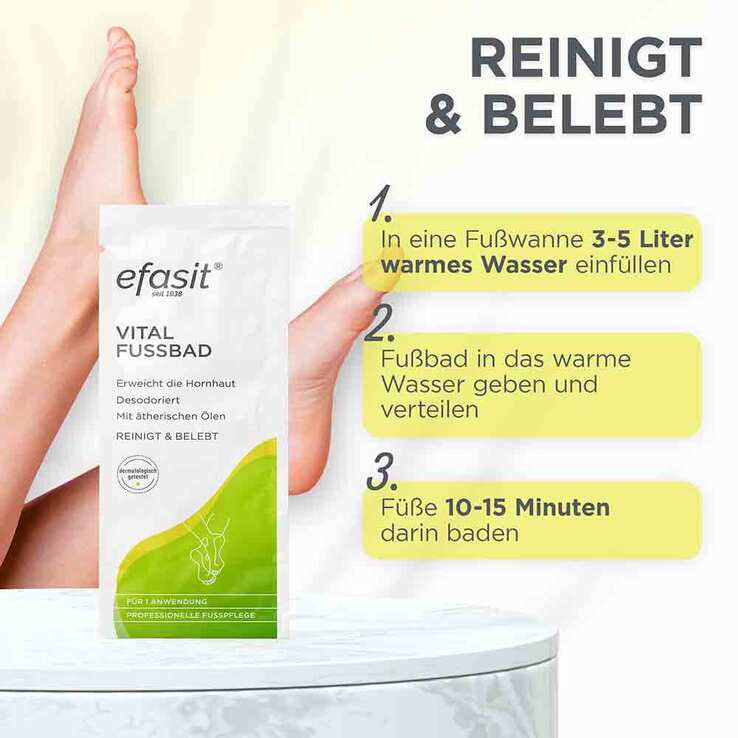 Efasit Vital Fußbad Sachet, 15 g