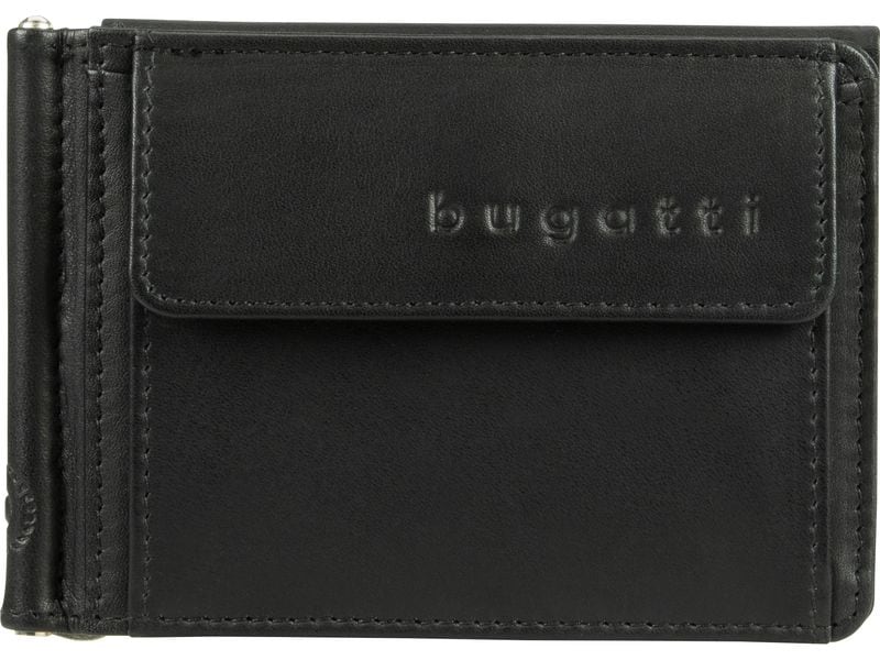 Bugatti Portemonnaie Primo Schwarz Clipbörse