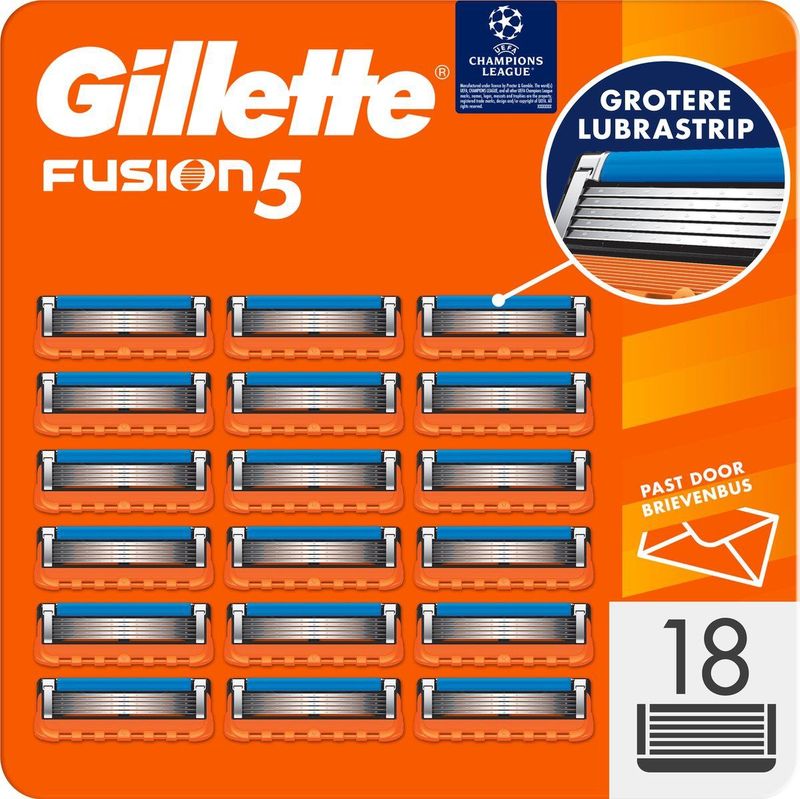Gillette - Fusion 5 - Scheermesjes - 18 Stuks