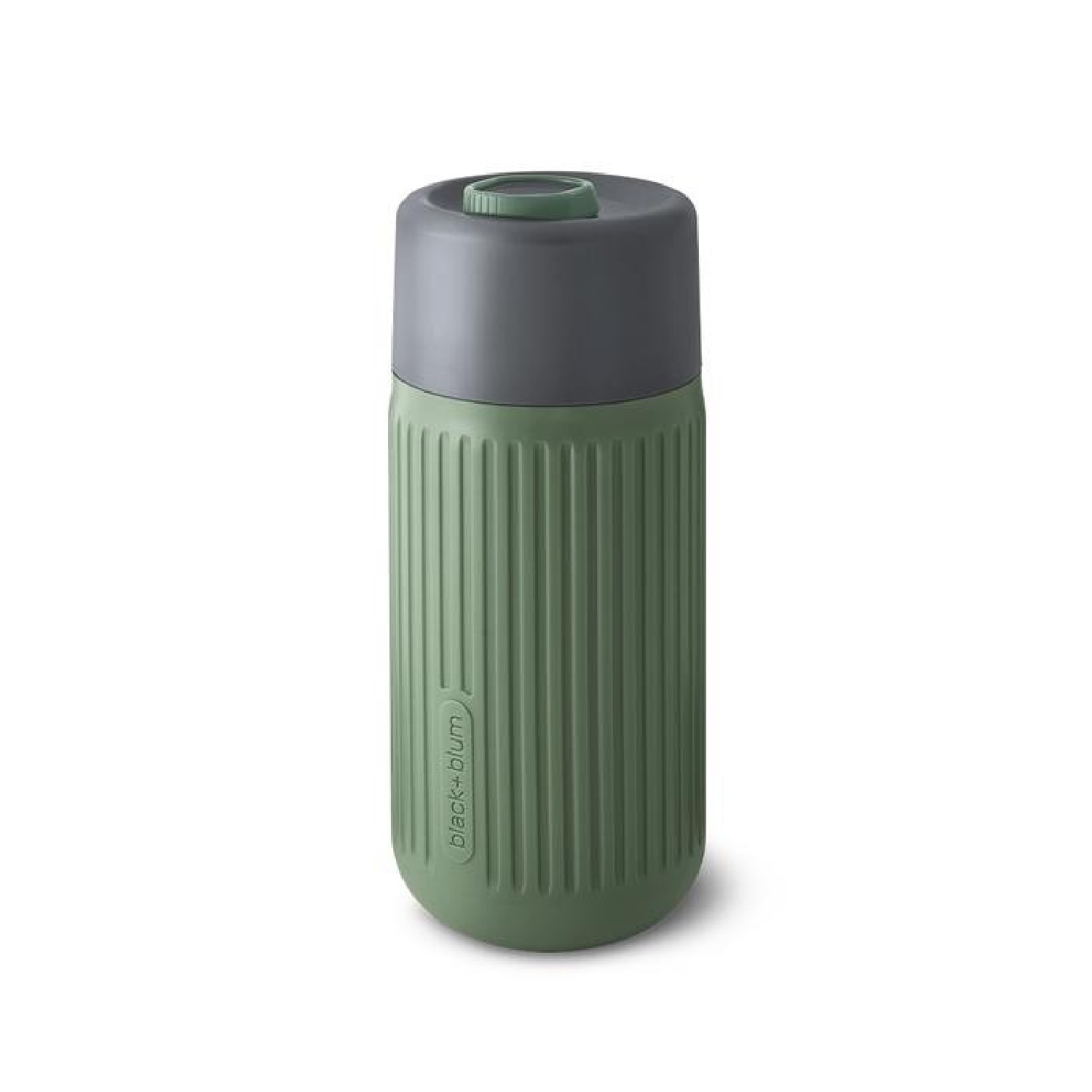 Black   Blum Glas-Reisebecher Black Blum 340ml Olive